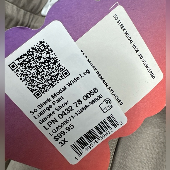 Yitty Fabletics So Sleek Modal Wide Leg Lounge Pants Plus Six 3X New $100 - Picture 7 of 7